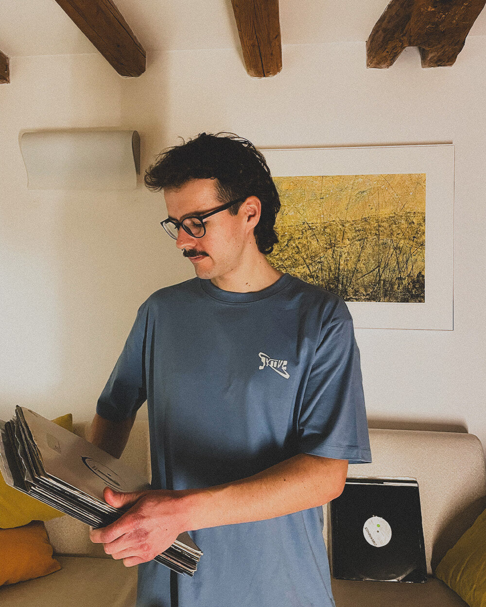 GW ESSENTIAL BEIGE | T-SHIRT BLUE DUSK