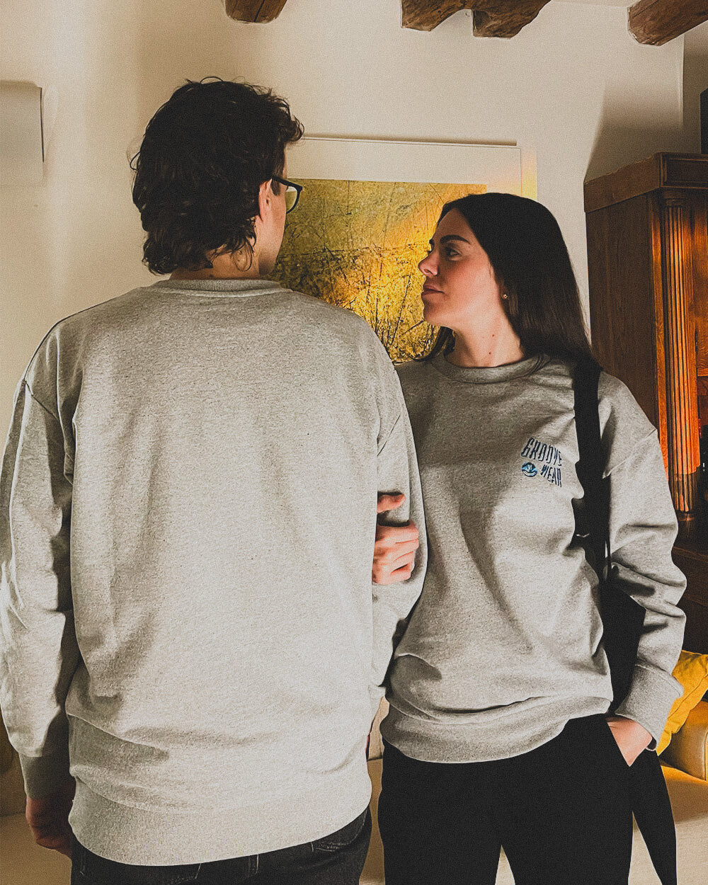 ACID HOUSE MINIMALISTIC | RECYCLED SWEATER GREY