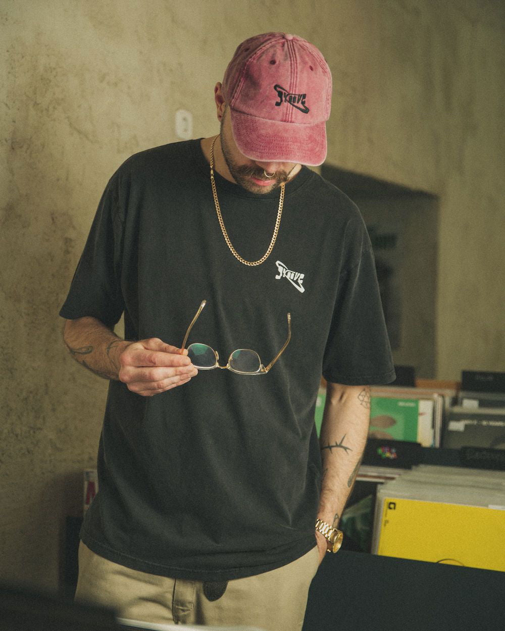 Groove Wear - GW ESSENTIAL | VINTAGE CAP RED -