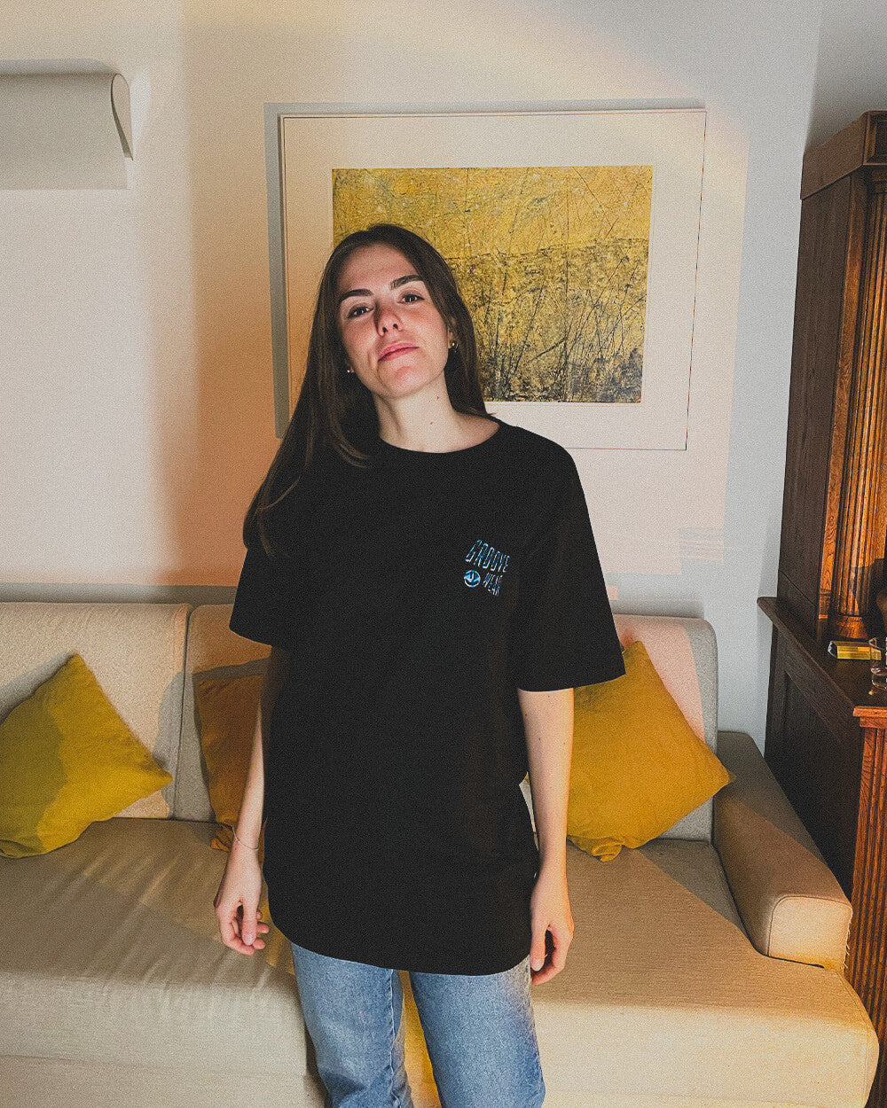 ACID HOUSE MINIMALISTIC | T-SHIRT BLACK