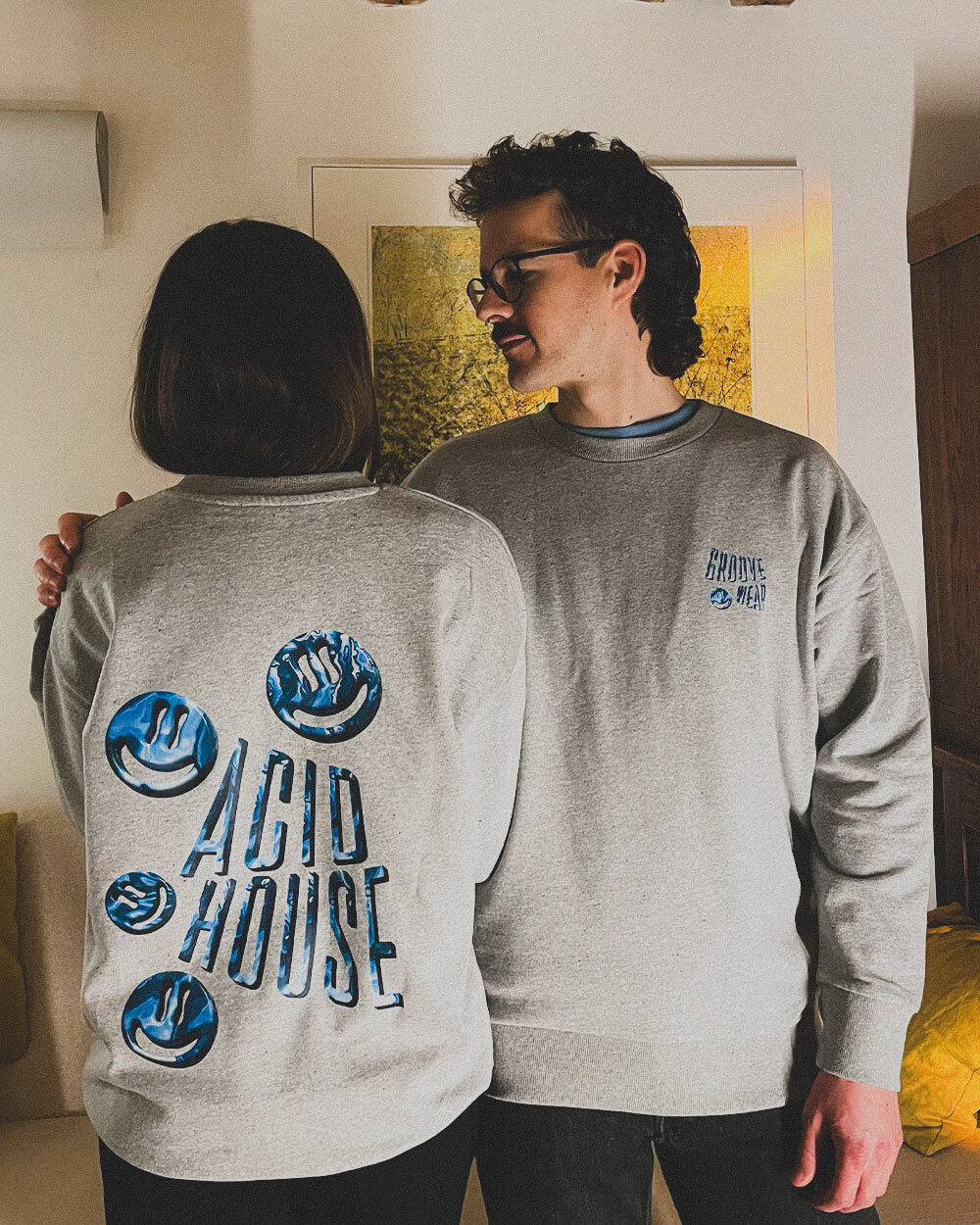 ACID HOUSE | RECYCLED SWEATER GREY