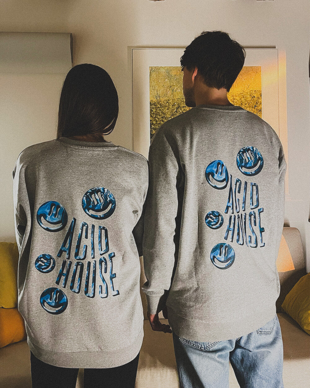 ACID HOUSE | RECYCLED SWEATER GREY