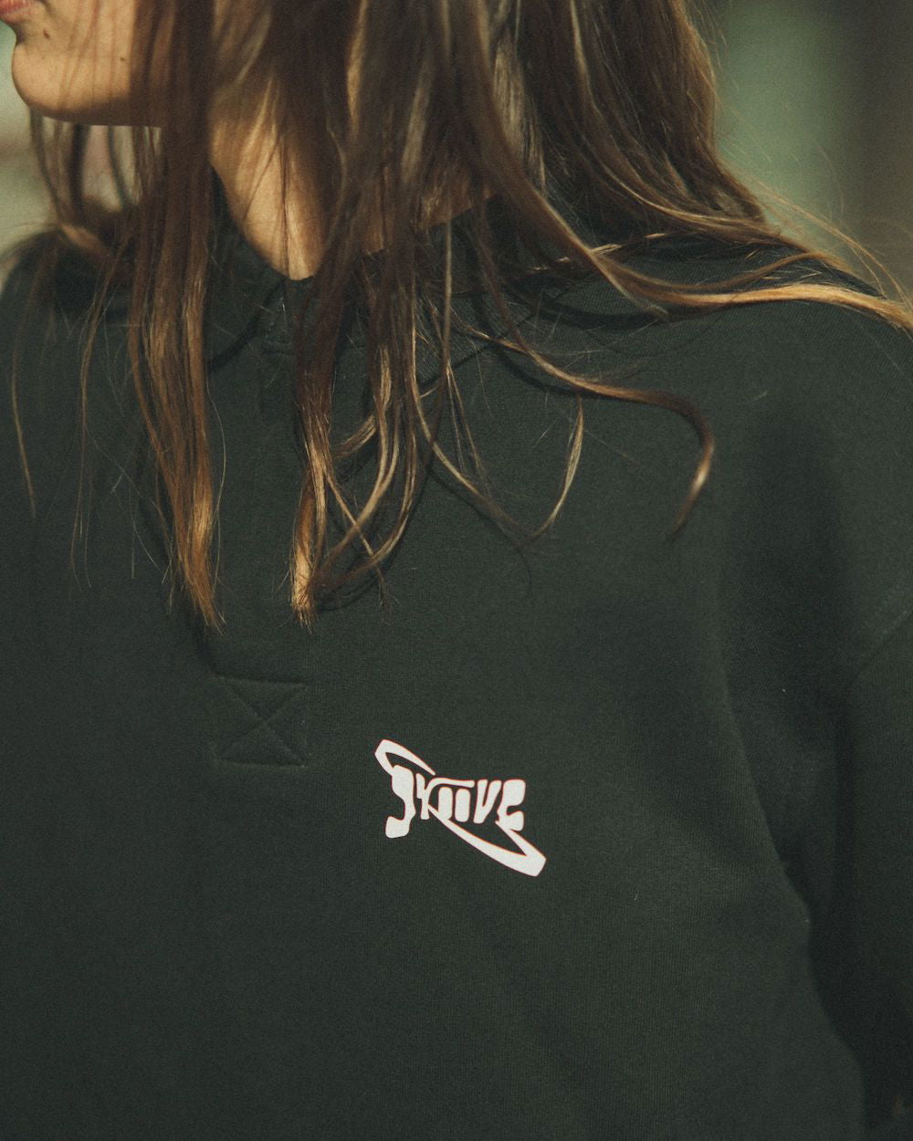 Groove Wear - GW ESSENTIAL | POLO SWEATER BLACK - 