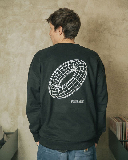 Groove Wear - SPACIAL CONCEPT | RECYCLED SWEATER BLACK - 