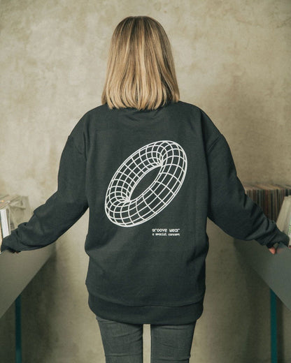 Groove Wear - SPACIAL CONCEPT | RECYCLED SWEATER BLACK - 